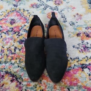 Lucky Brand Black Loafers Sleek Slip-Ons